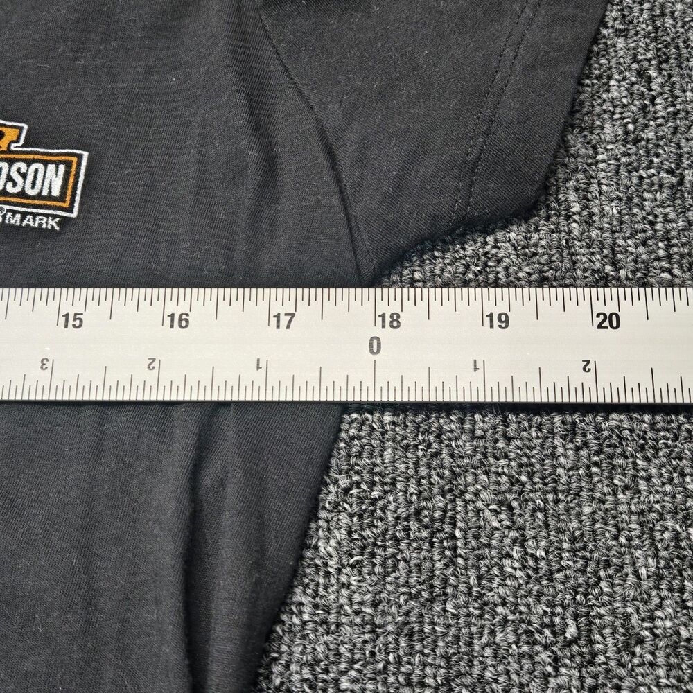 Harley-Davidson Zion Utah Shirt Women’s L Black V-Neck Graphic T-Shirt - Picture 7 of 11